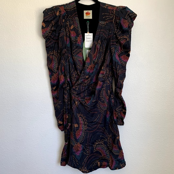 NWT Farm Rio Sequin Toucans Mini Dress - Picture 4 of 15